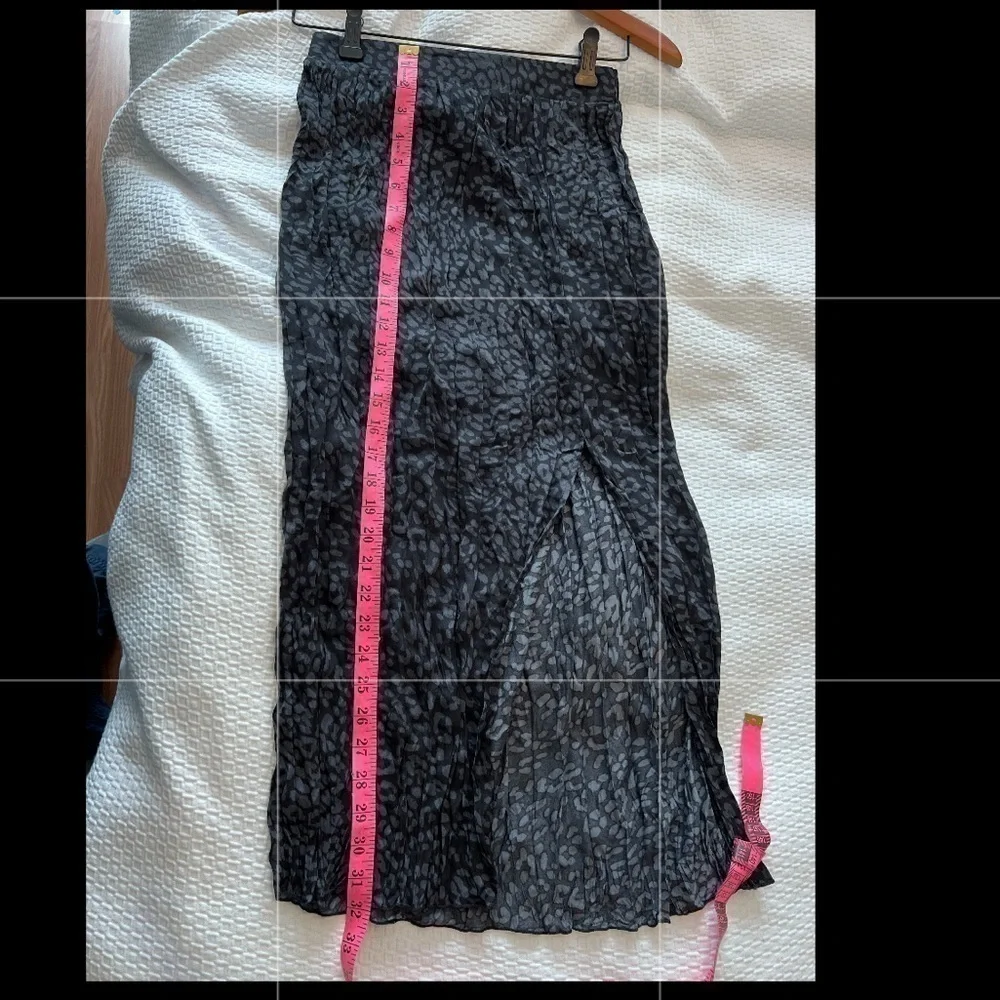Elan Leopard Print Skirt NWT